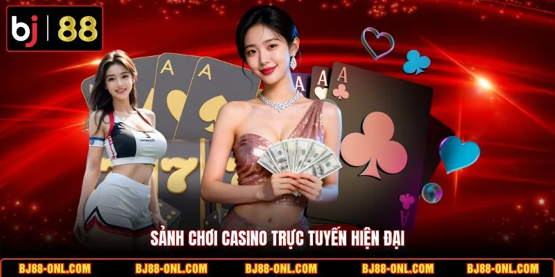 Sảnh chơi casino trực tuyến hiện đại
